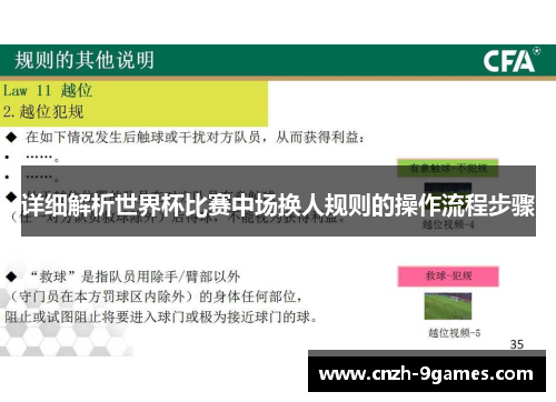 详细解析世界杯比赛中场换人规则的操作流程步骤